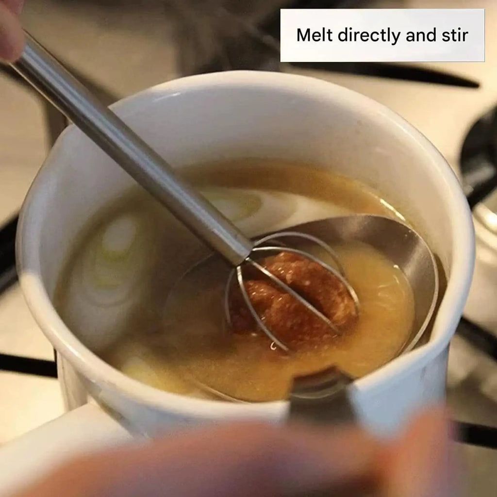Stainless Steel Double-Head Miso Stirring Stick | Mixing Tool Kitchen Mixing Tool QXL