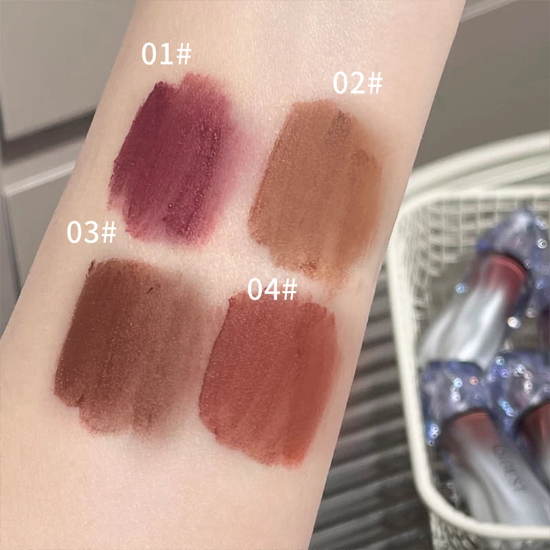 QIBEST Matte Liquid Lipstick | Velvet Lip Mud Long-Lasting Matte Liquid Lipstick QXL