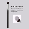 KOSSHOW Black Concealer Brush – Precise Under-Eye Coverage Concealer Brush QXL black