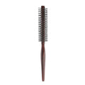 Mini Round Nylon Hair Brush | Wooden Handle Roller Comb Round Hair Brush QXL 1pcs