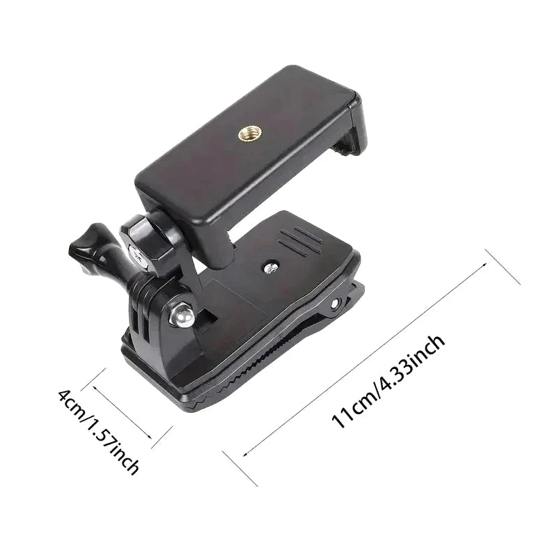 Backpack Strap Phone Mount | Anti-Slide 360° Clip Holder Phone Strap Mount QXL
