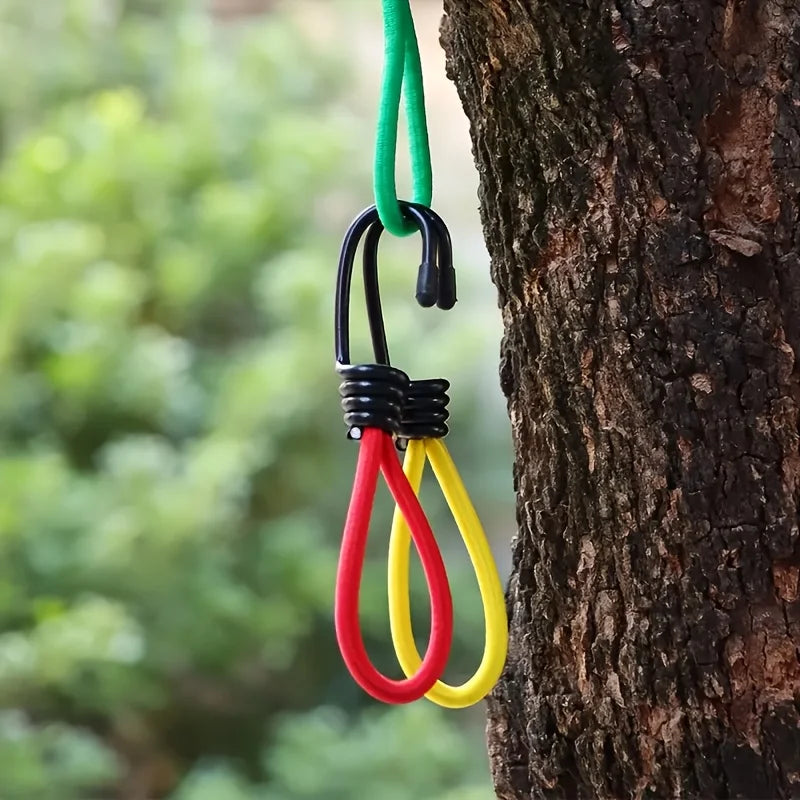 5-Pack Heavy Duty Bungee Cords with Hooks | Tie-Down Set Bungee Cord Set QXL