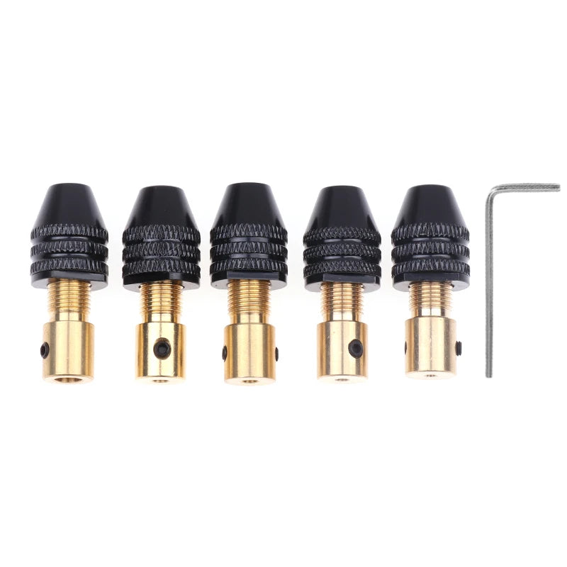 4mm Self-Tightening Mini Drill Chuck | Quick-Change Collet Drill Chuck Adapter QXL