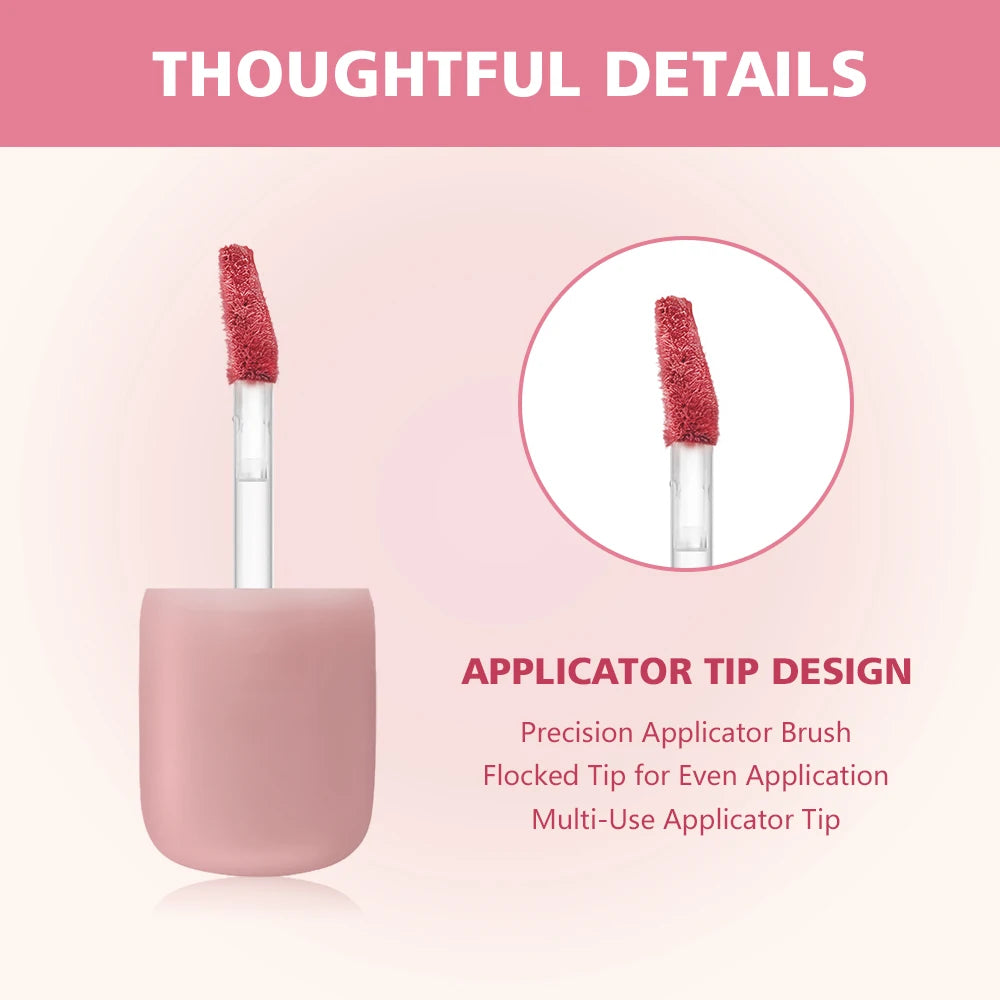 Danchel Nude Blur Tint – 2-in-1 Matte Lip & Cheek Blush Matte Lip & Cheek Tint QXL