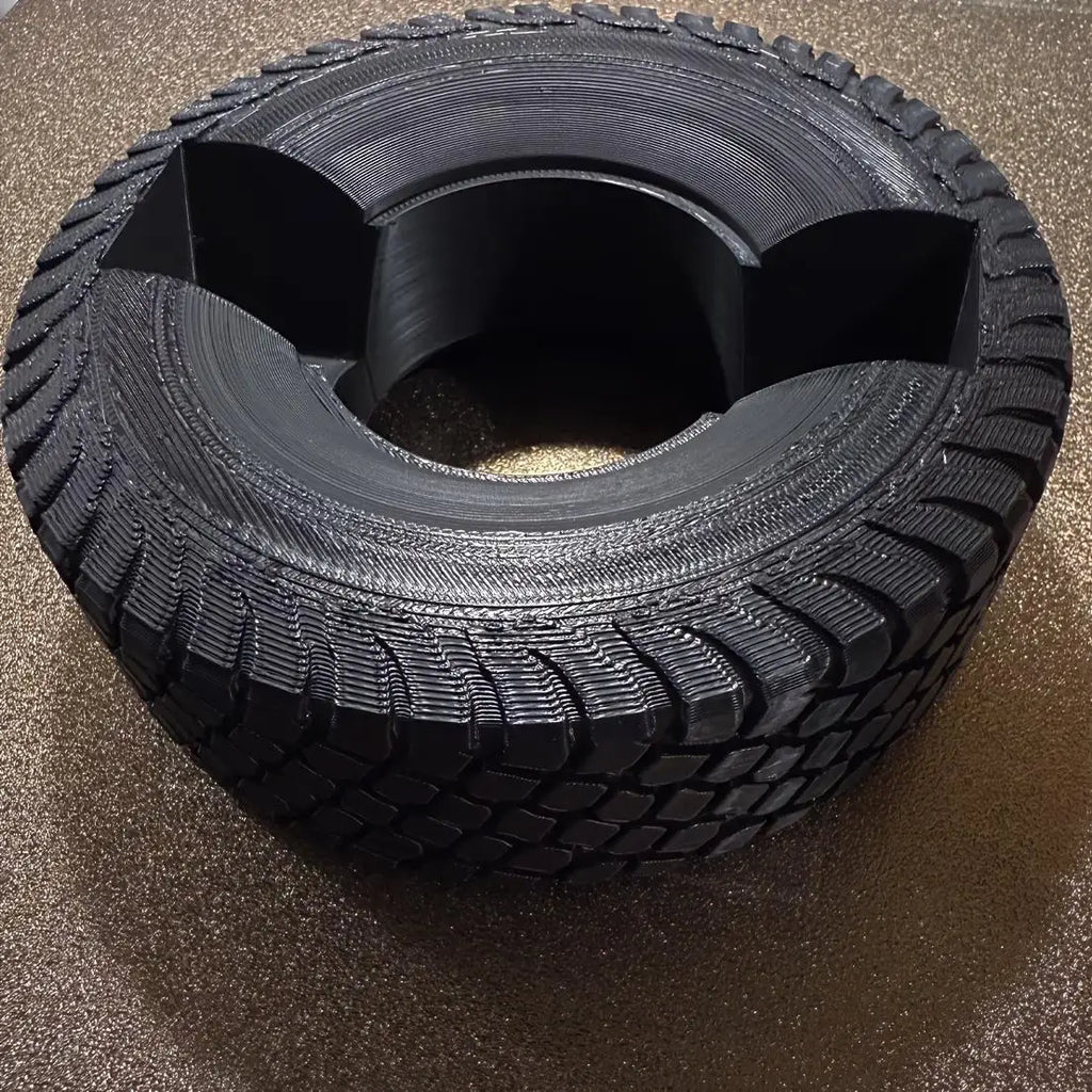 Tire-Shaped Business Card Holder | Auto-Themed Desk Organizer Business Card Holder QXL