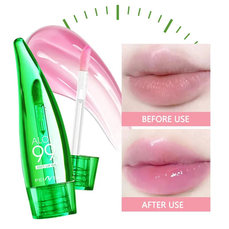 Aloe Vera Moisturizing Lip Balm | Clear Gel Brush Tip 5.8ml Lip Balm QXL