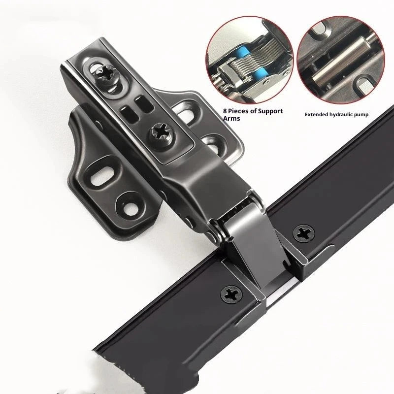 Aluminum Frame Glass Door Cabinet Hinge | Multi-Use Cabinet Door Hinge QXL