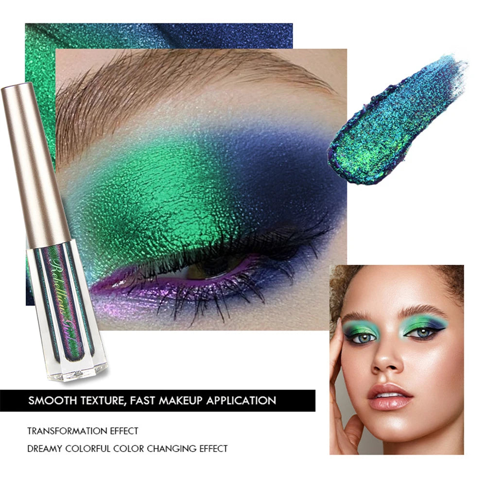 VERONNI Chameleon Glitter Liquid Eyeshadow Stick | Metallic Liquid Eyeshadow Stick QXL
