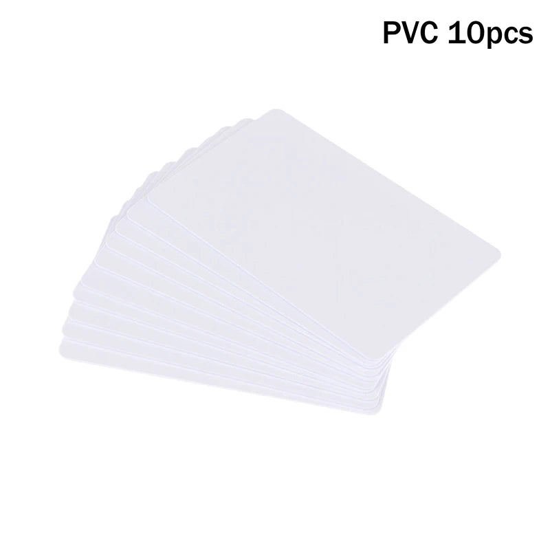 10-Pack Rewritable 125KHz RFID Blank Cards T5577 EM4305 RFID Access Cards QXL PVC