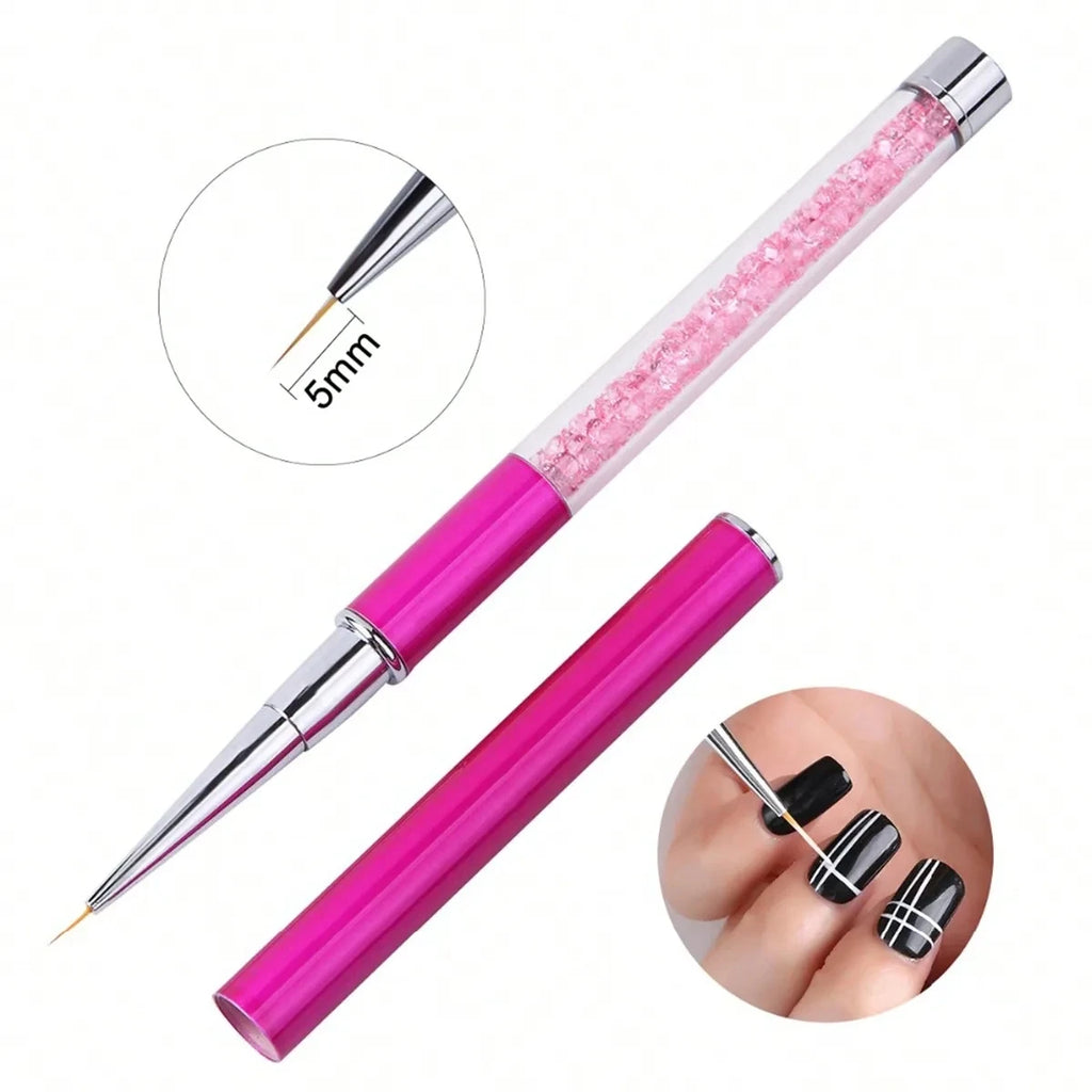 Double-Head Nail Art Liner Brush | Stripe & Detail Pen Nail Art Liner Brush QXL 21