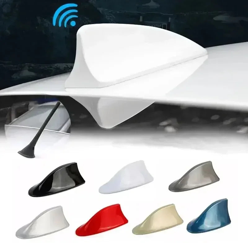 Universal Shark Fin Car Roof Antenna – 6 Styles, FM/AM Car Roof Antenna QXL