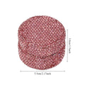 10ml Pink Glass Diamond Cream Jar | Refillable Cosmetic Bottle Cosmetic Cream Jar QXL 10ml pink glass