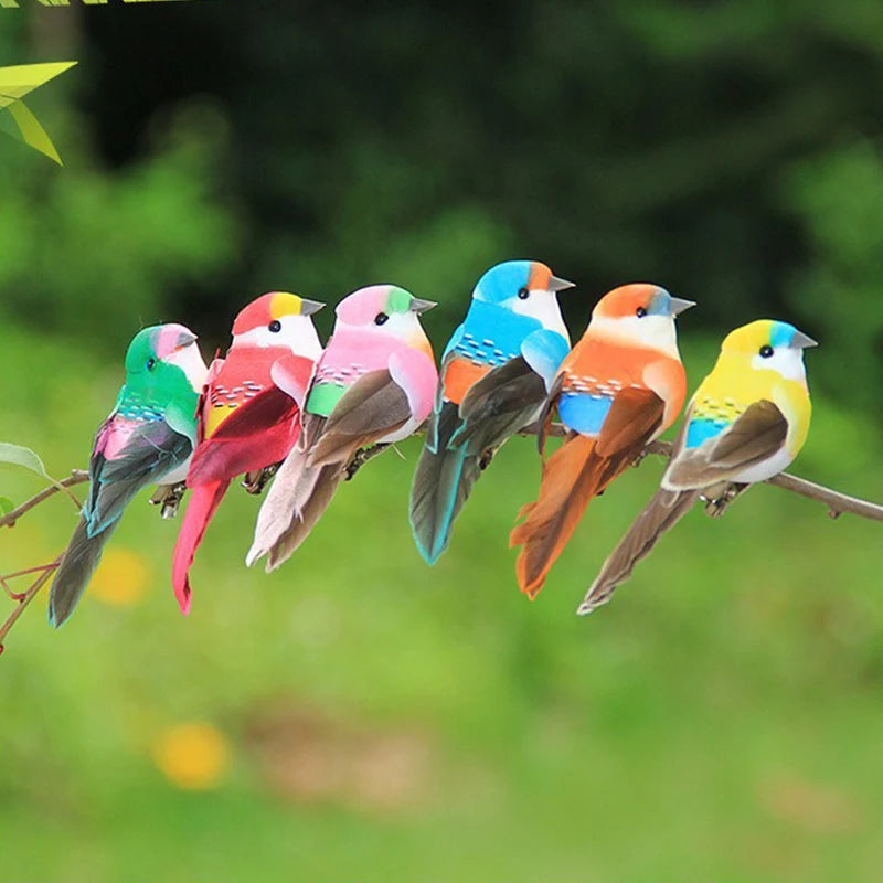Realistic Feather Simulation Bird Figurine | Home & Garden Decor Decorative Bird Figurine QXL
