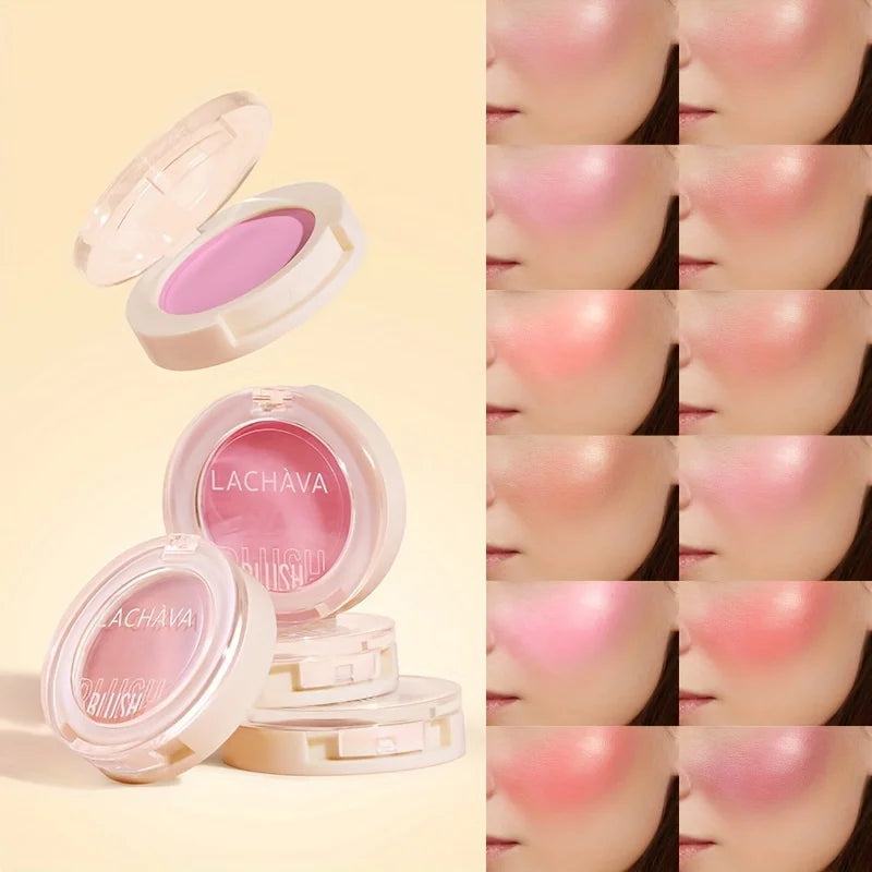 Pearlescent Blush Powder | Long-Lasting Waterproof Blusher Blush Powder QXL
