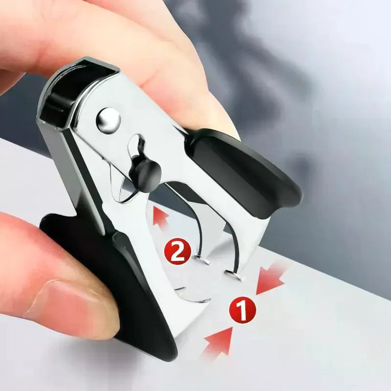 2-Pack Staple Remover with Safety Lock | Compact & Easy Staple Remover QXL