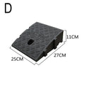 Anti-Slip Driveway Curb Ramp 7/11/13cm | Car Truck Wheel Ramp Driveway Curb Ramp QXL D black