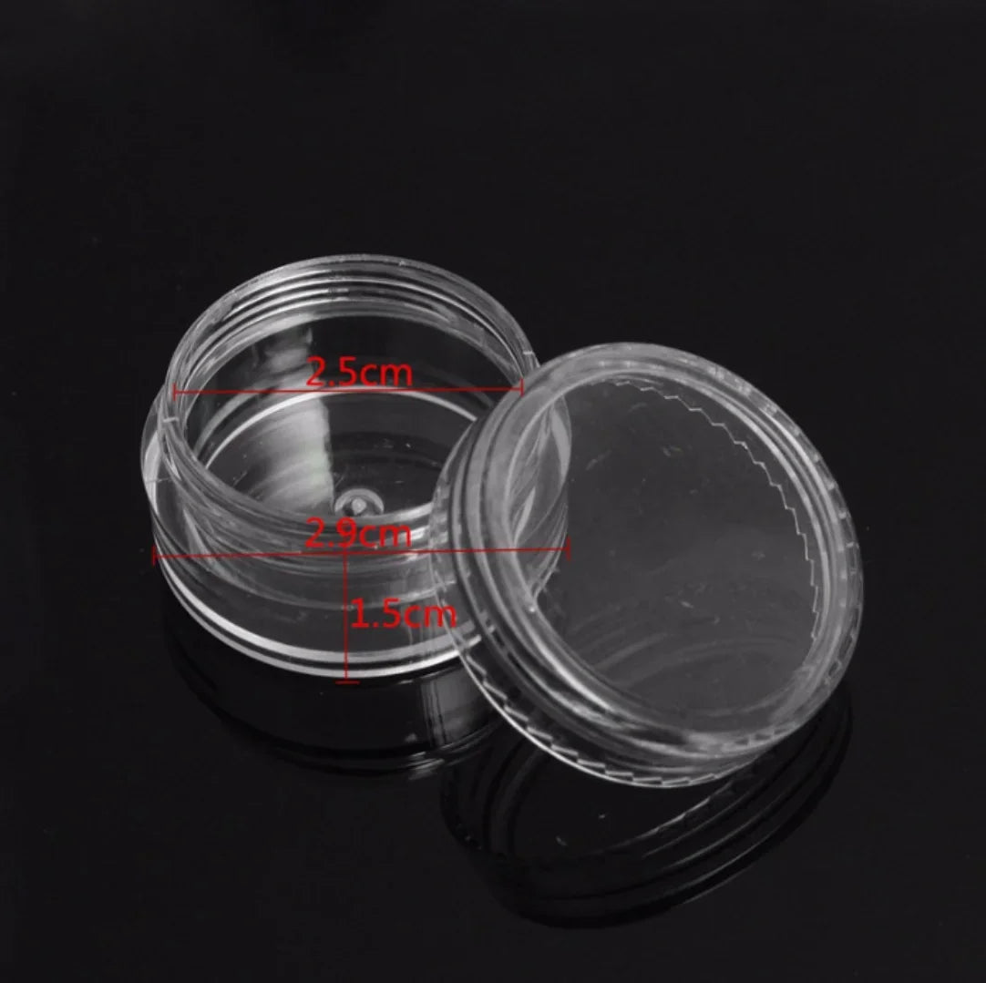 50-Pack 5g Clear Sample Jars | Mini Cosmetic Cream Containers Cosmetic Sample Jars QXL