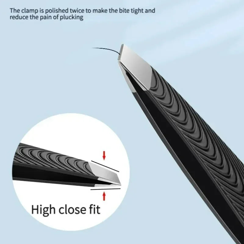 Professional Eyebrow & Eyelash Tweezers | Men & Women Eyebrow Tweezer QXL