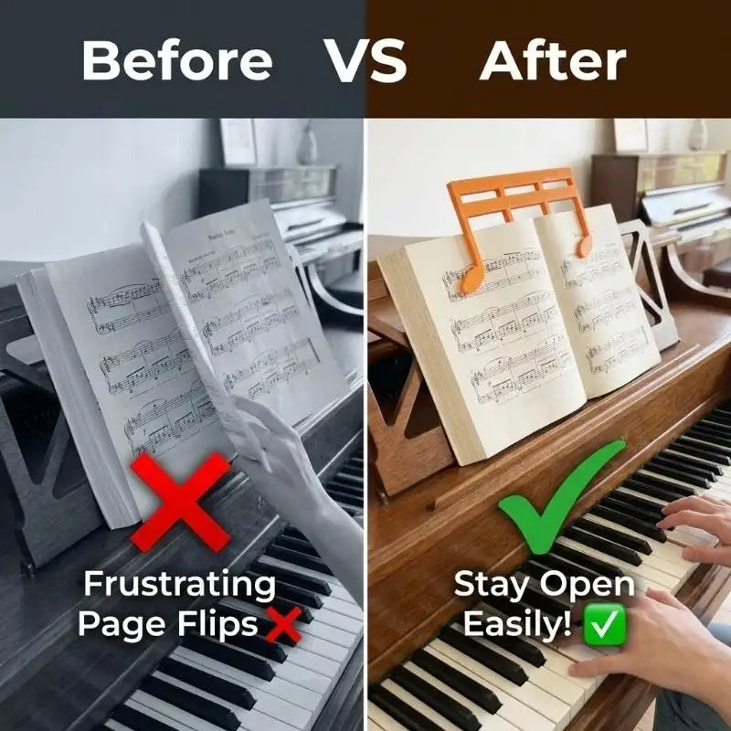 Adjustable Music Book Stand | Sheet Holder for Piano Guitar Violin Music Book Stand QXL