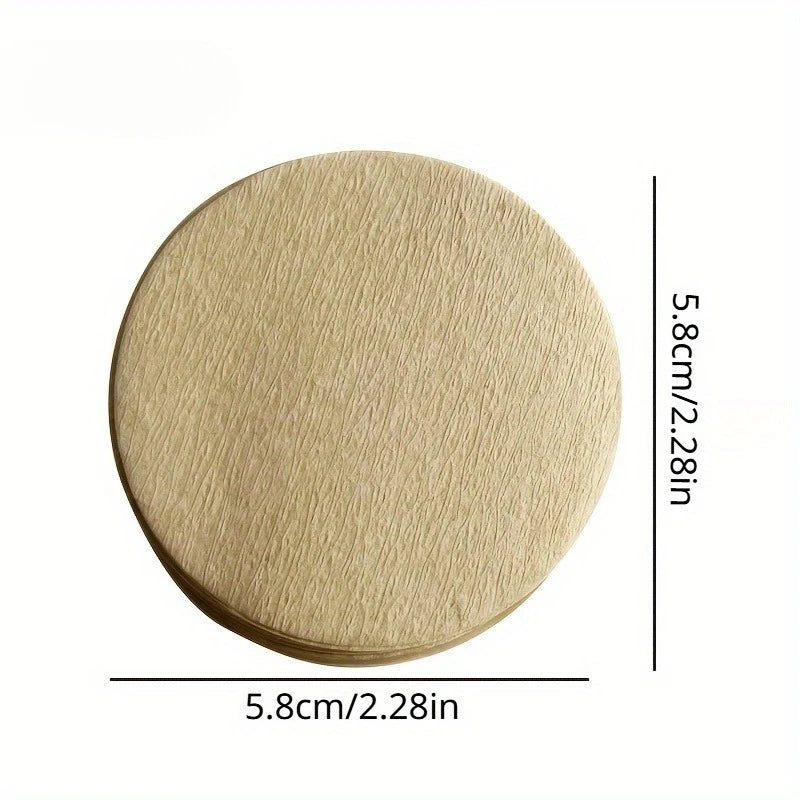 Unbleached Round Coffee Filters for Moka Pot & Espresso Coffee Paper Filters QXL