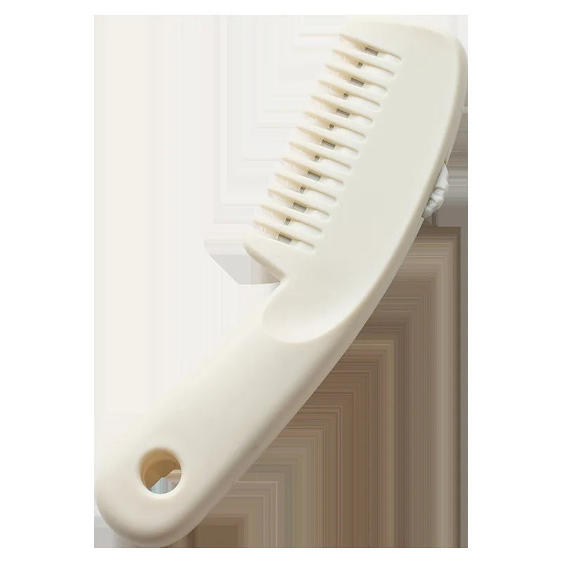 Hair Thinning & Cutting Comb | Home Bangs Trimmer Tool Hair Thinning Comb QXL white