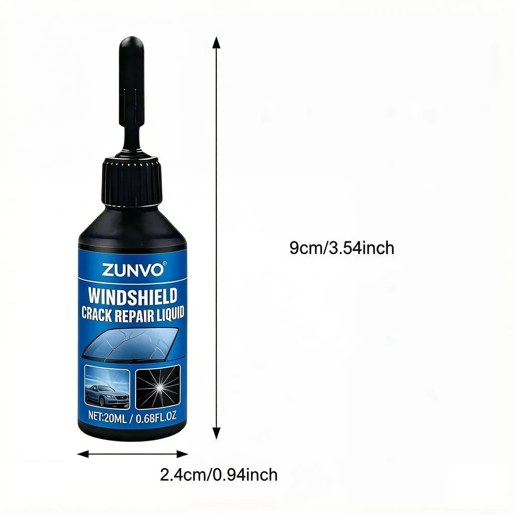 Car Windshield Crack Repair Fluid | Glass Chip Restore Agent Windshield Repair Fluid QXL