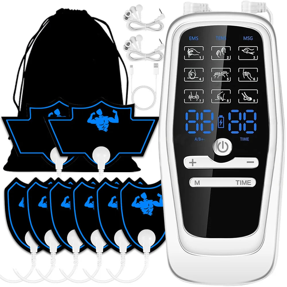 Electric Pulse TENS EMS Muscle Stimulator Massage Device Electric Pulse Massager QXL