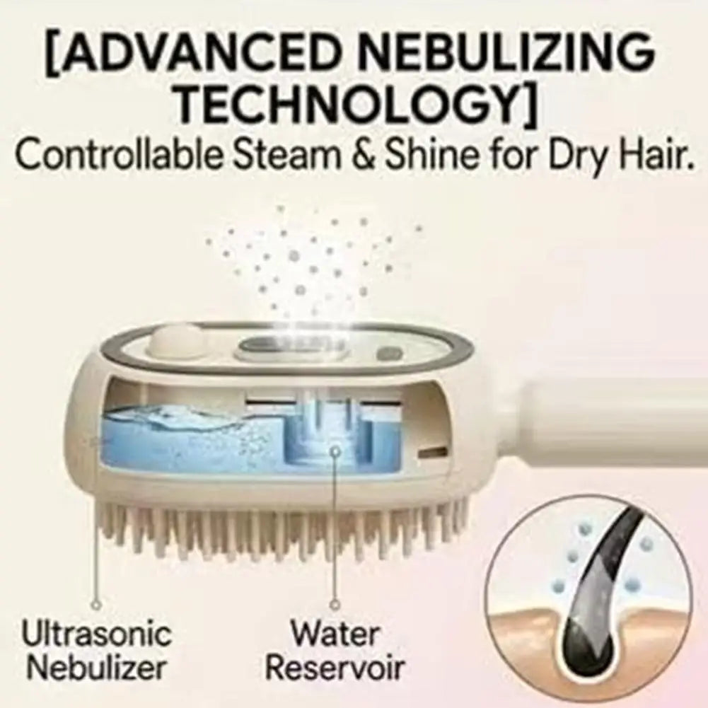 2-in-1 Anti-Static Spray Massage Comb | Air Cushion Hair Care Spray Massage Comb QXL