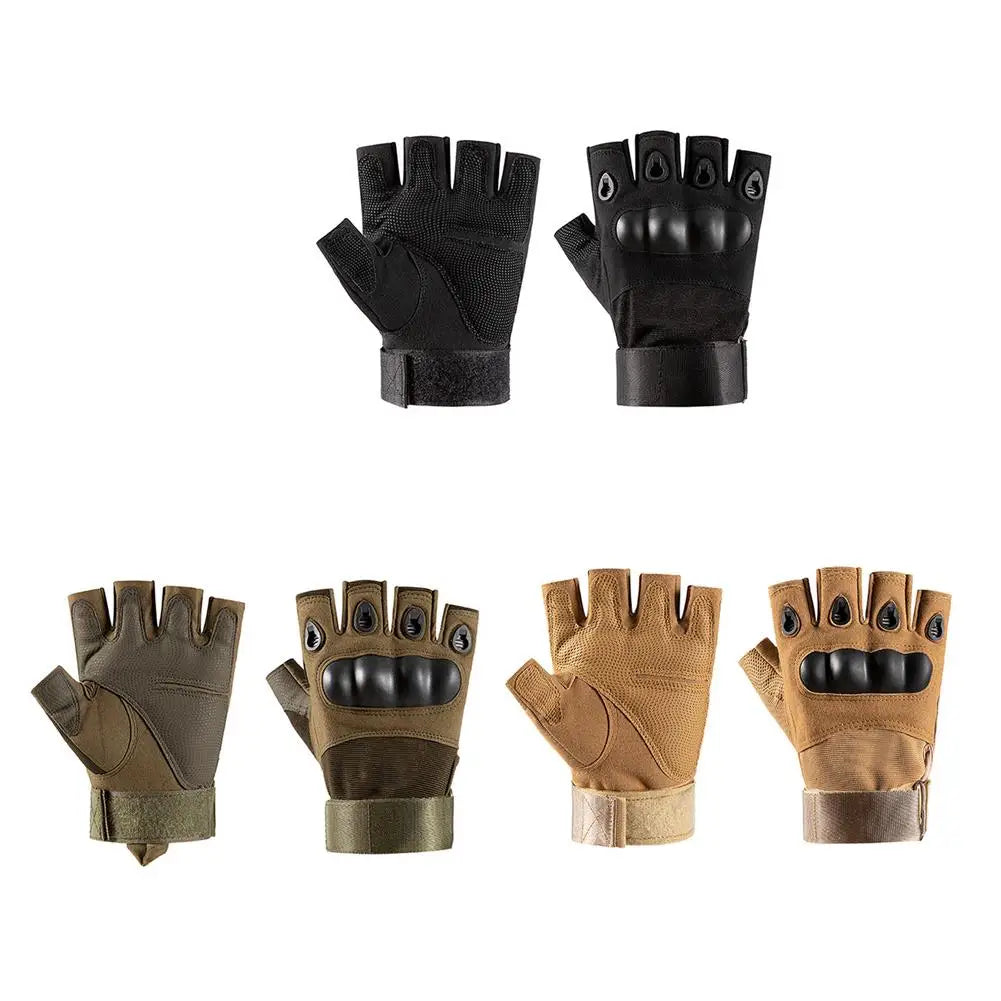 Half-Finger Motorcycle Gloves | Anti-Slip Waterproof Riding Gloves Motorcycle Riding Gloves QXL