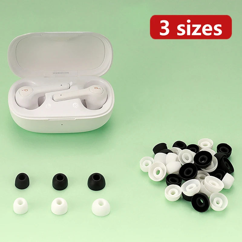 Silicone Ear Tips for Soundcore Liberty 4 NC, P2, P3 – 3 Sizes Earbud Ear Tips QXL