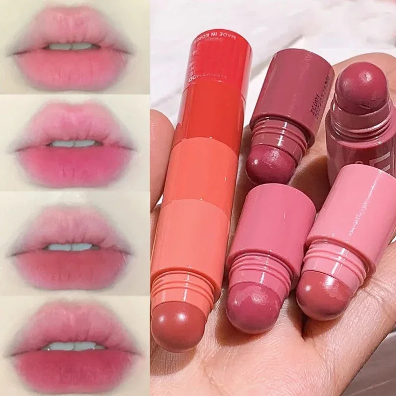 4-Piece Matte Crayon Lipstick Set | Waterproof Velvet Lip Tint Matte Crayon Lipstick QXL