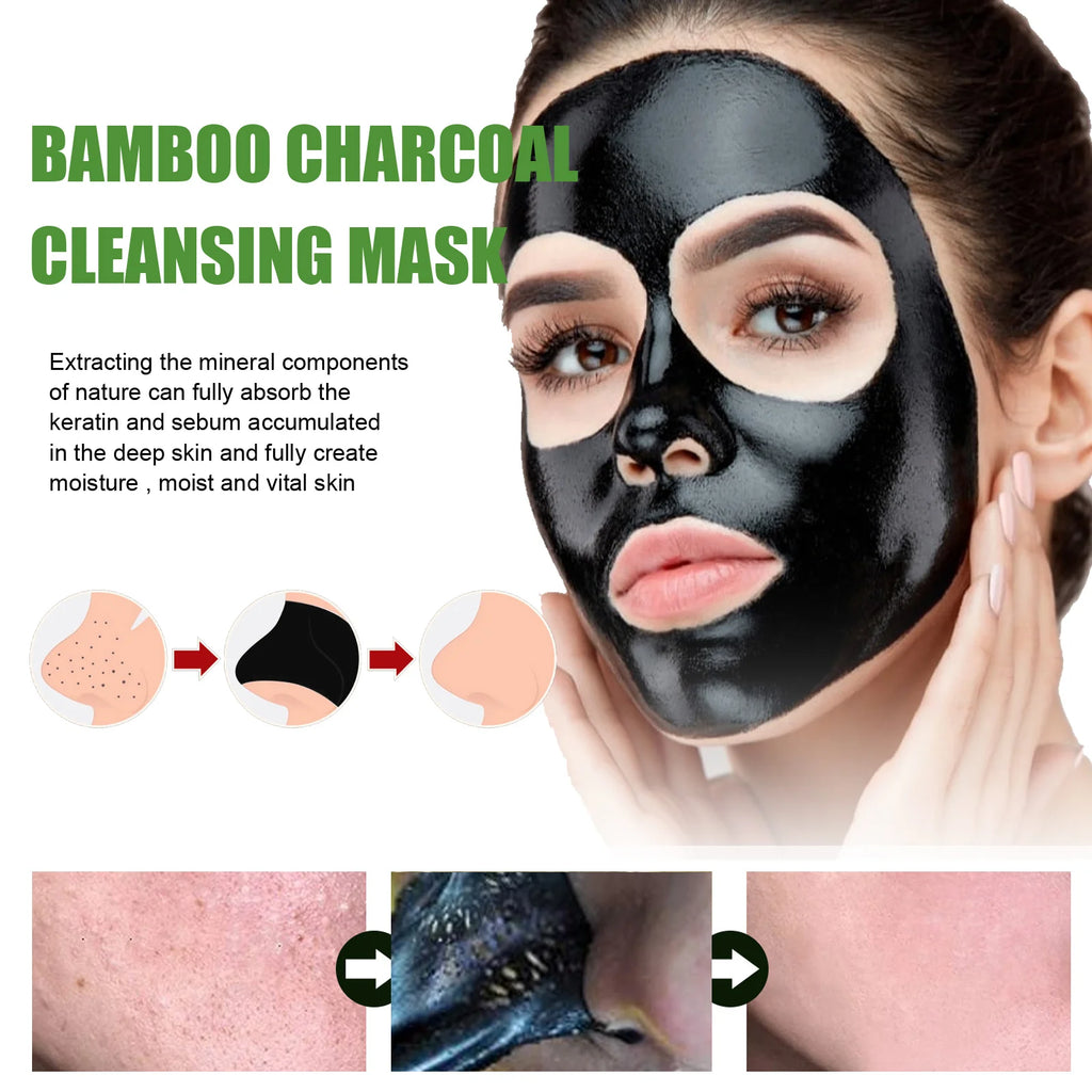 Eelhoe Bamboo Charcoal Peel-Off Mask | Deep Cleanse 120g Peel-Off Face Mask QXL