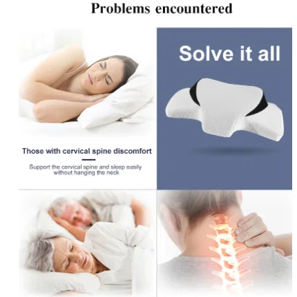 Ergonomic Cervical Memory Foam Neck Pillow | Better Sleep Memory Foam Pillow QXL