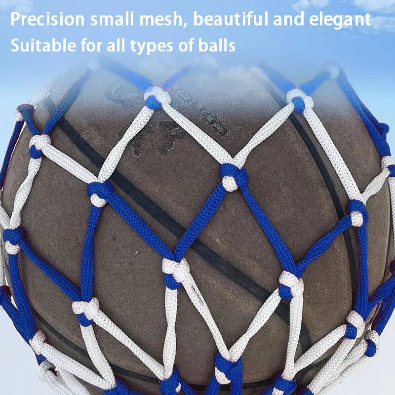 Nylon Mesh Ball Bag | Soccer Basketball Volleyball Net Sports Ball Bag QXL