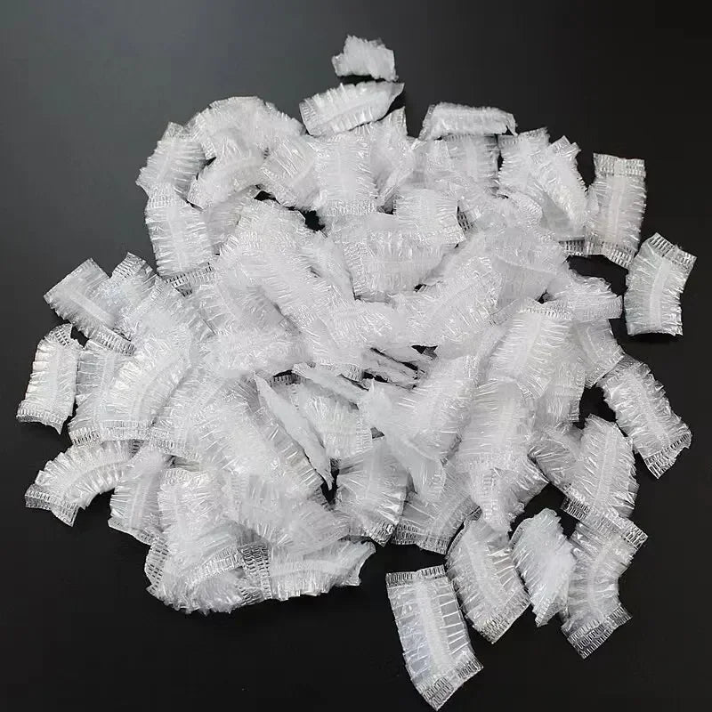 100-Pack Disposable Waterproof Ear Covers for Hair Dyeing Disposable Ear Covers QXL