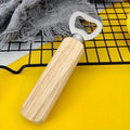 Wooden Handle Stainless Steel Beer Bottle Opener | Bar Tool Bottle Opener QXL 1pc