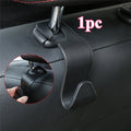 Car Headrest Hanger Hook | Auto Seat Back Organizer Car Seat Hook QXL black 1pc