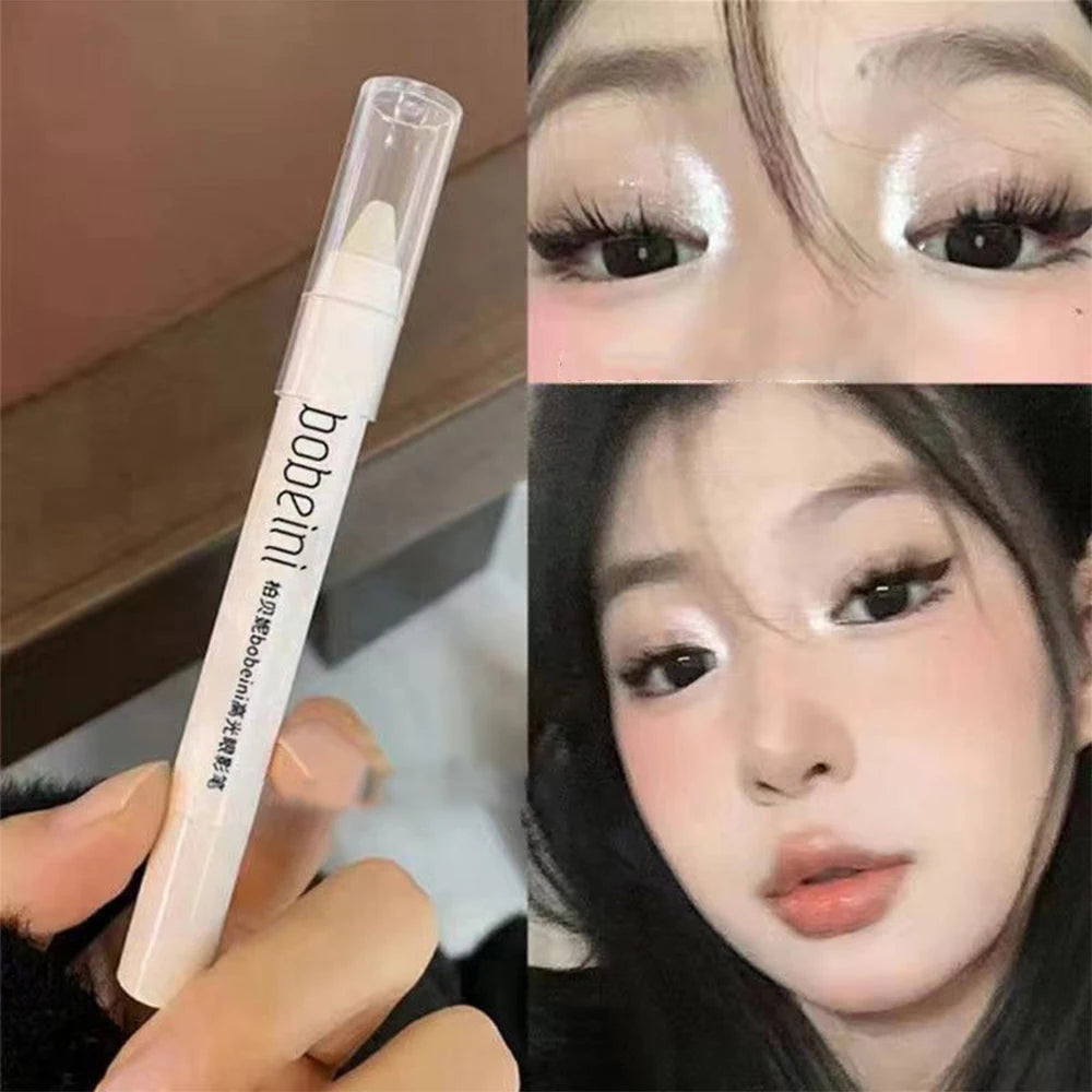 Dual-End Highlighter Eye Shadow Stick | Smudge-Proof Pencil Eye Shadow Stick QXL