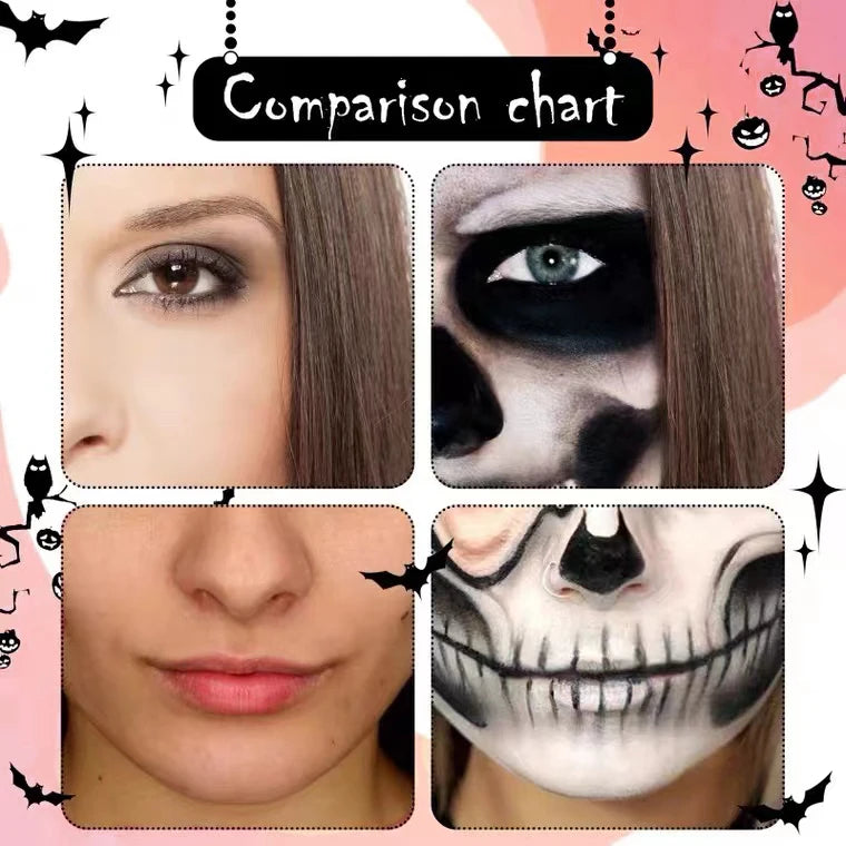 Neon Face & Body Paint Crayon | Glow Stick – Halloween Party Face & Body Paint QXL