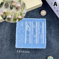 3D Chinese-Style Silicone Nail Art Mold | Dragon & Fan Designs Silicone Nail Mold QXL A