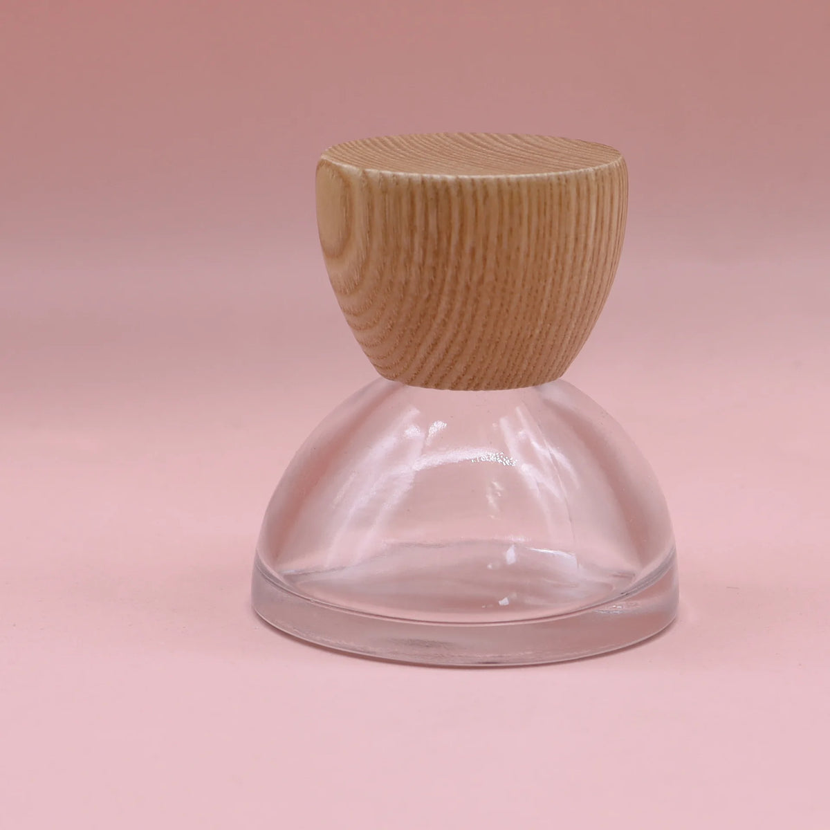 30ml Glass Perfume Spray Bottle with Walnut Wood Cap Perfume Atomizer QXL
