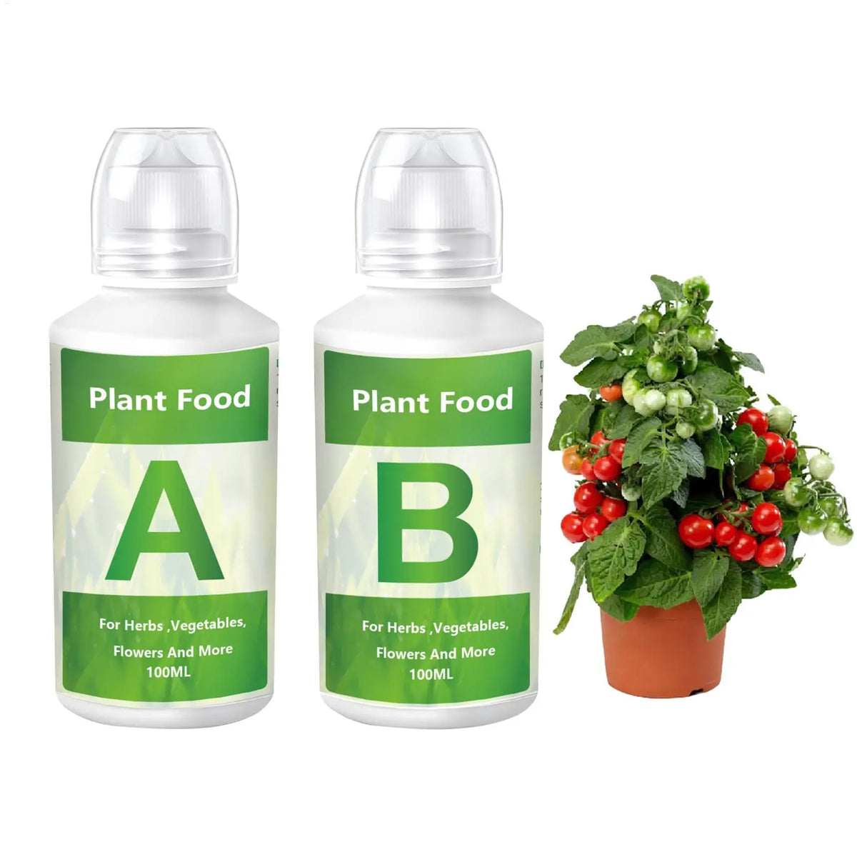 Hydroponic Nutrient Solution A & B | Organic Plant Food Hydroponic Fertilizer QXL