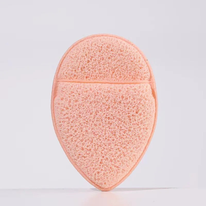Microfiber Makeup Puff Glove | Soft Exfoliating Cleansing Sponge Cleansing Puff Glove QXL orange