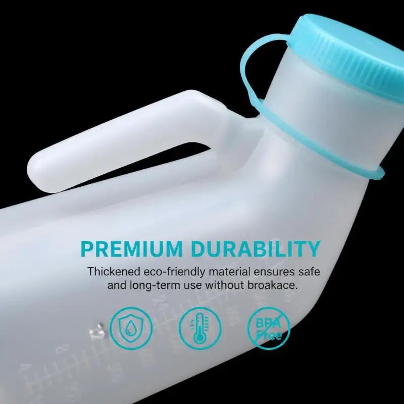 Portable 1000ml Men's Urinal Bottle | Car Travel & Bedside Portable Urinal Bottle QXL
