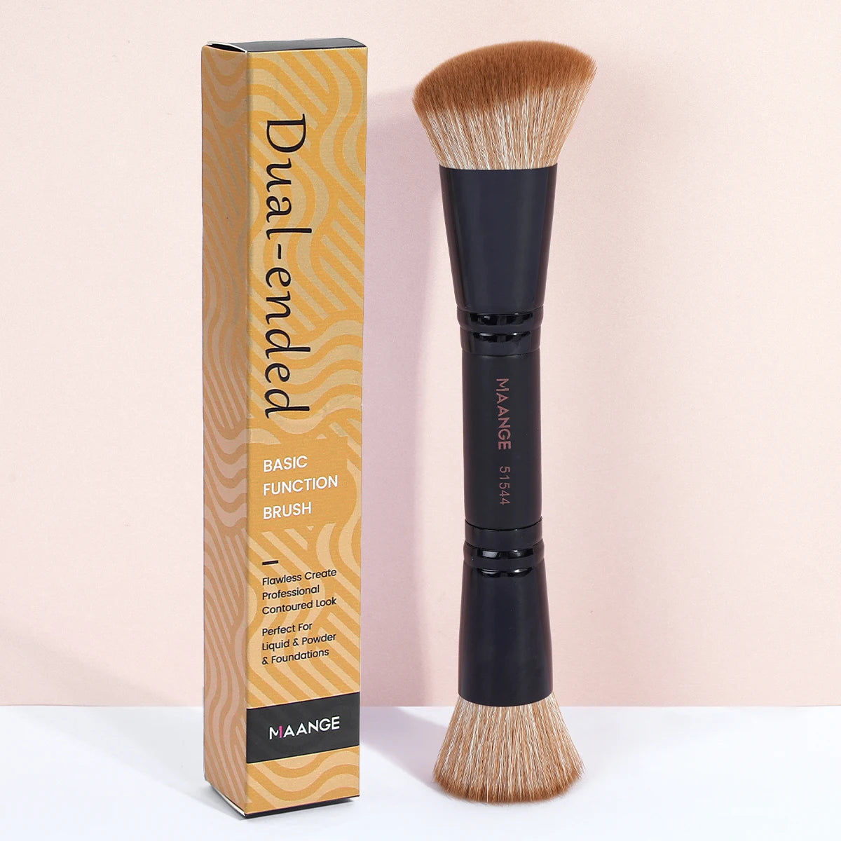 MAANGE Double-Ended Contour & Foundation Makeup Brush Contour Makeup Brush QXL MAG51544-6