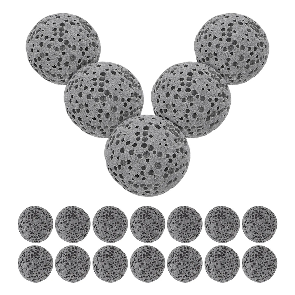 Volcanic Lava Rock Essential Oil Diffuser Stones | 26pc Bag Essential Oil Diffuser Stones QXL