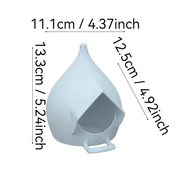 Hanging Waterdrop Bird Feeder | Transparent Outdoor Seed Feeder Hanging Bird Feeder QXL