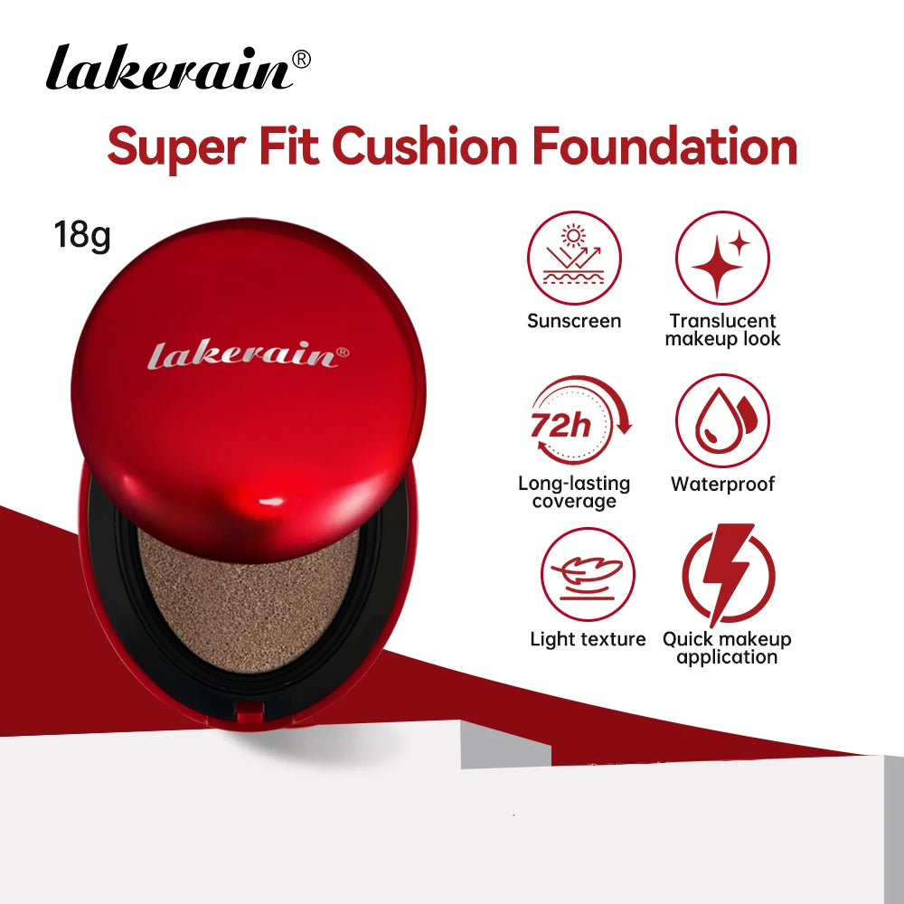 Korean Cushion Foundation SPF | Full Coverage Waterproof Cushion Foundation QXL