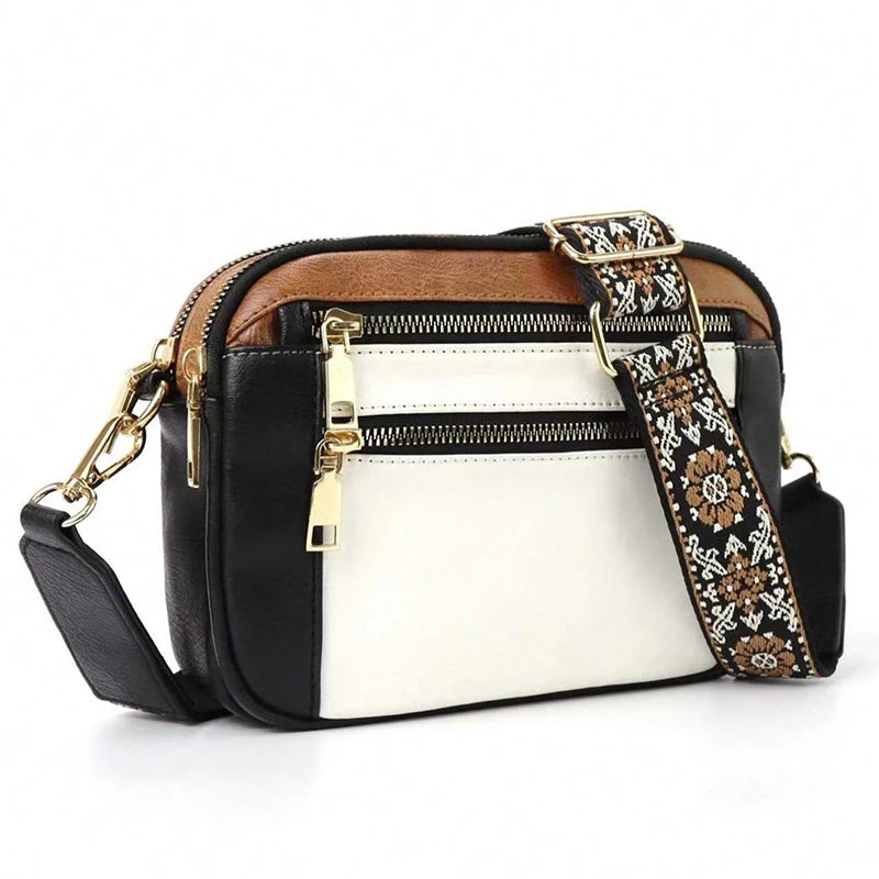Women's Retro Small Square Crossbody Bag | PU Shoulder Bag Crossbody Shoulder Bag QXL