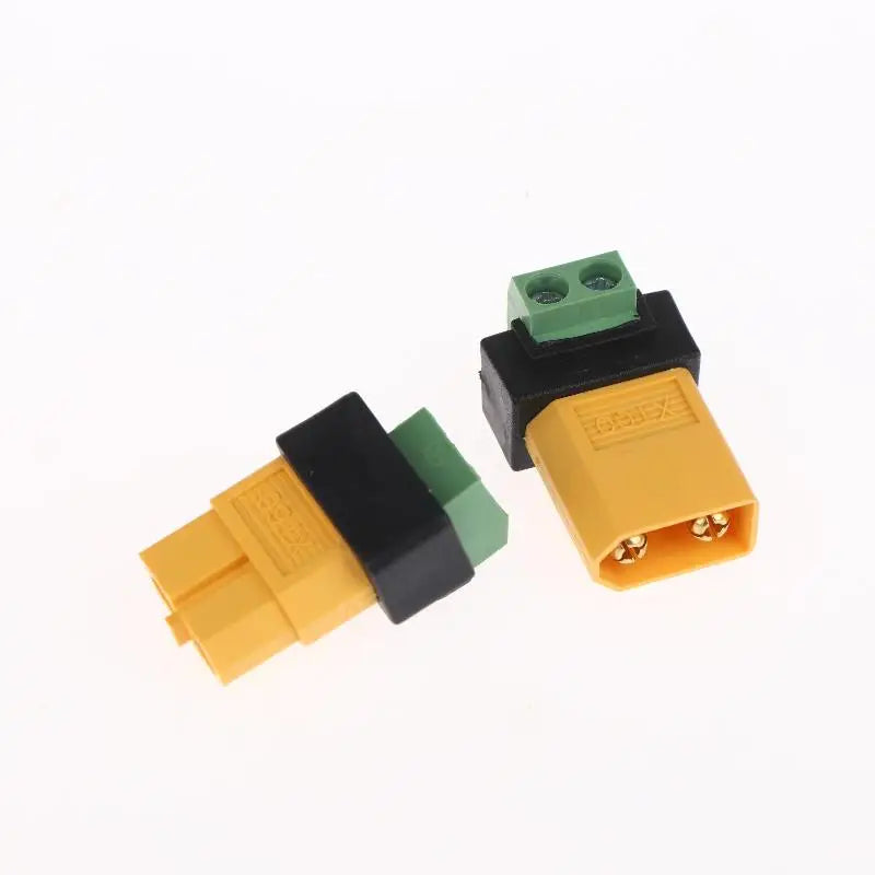 XT60 to 2-Pin Solderless Adapter Connector for UAV & Charger Power Connector Adapter QXL